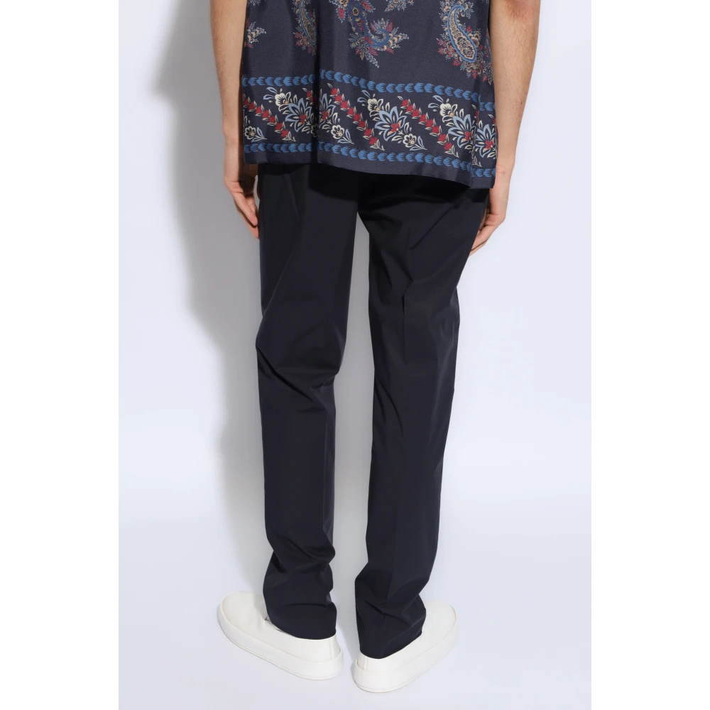 ETRO Broek met taps toelopende pijpen Blue Heren