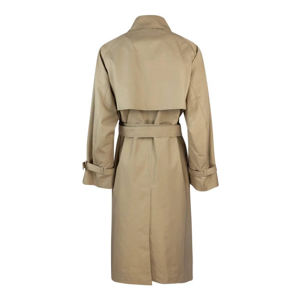 Max Mara Katoenpolyesterjas Brown Dames
