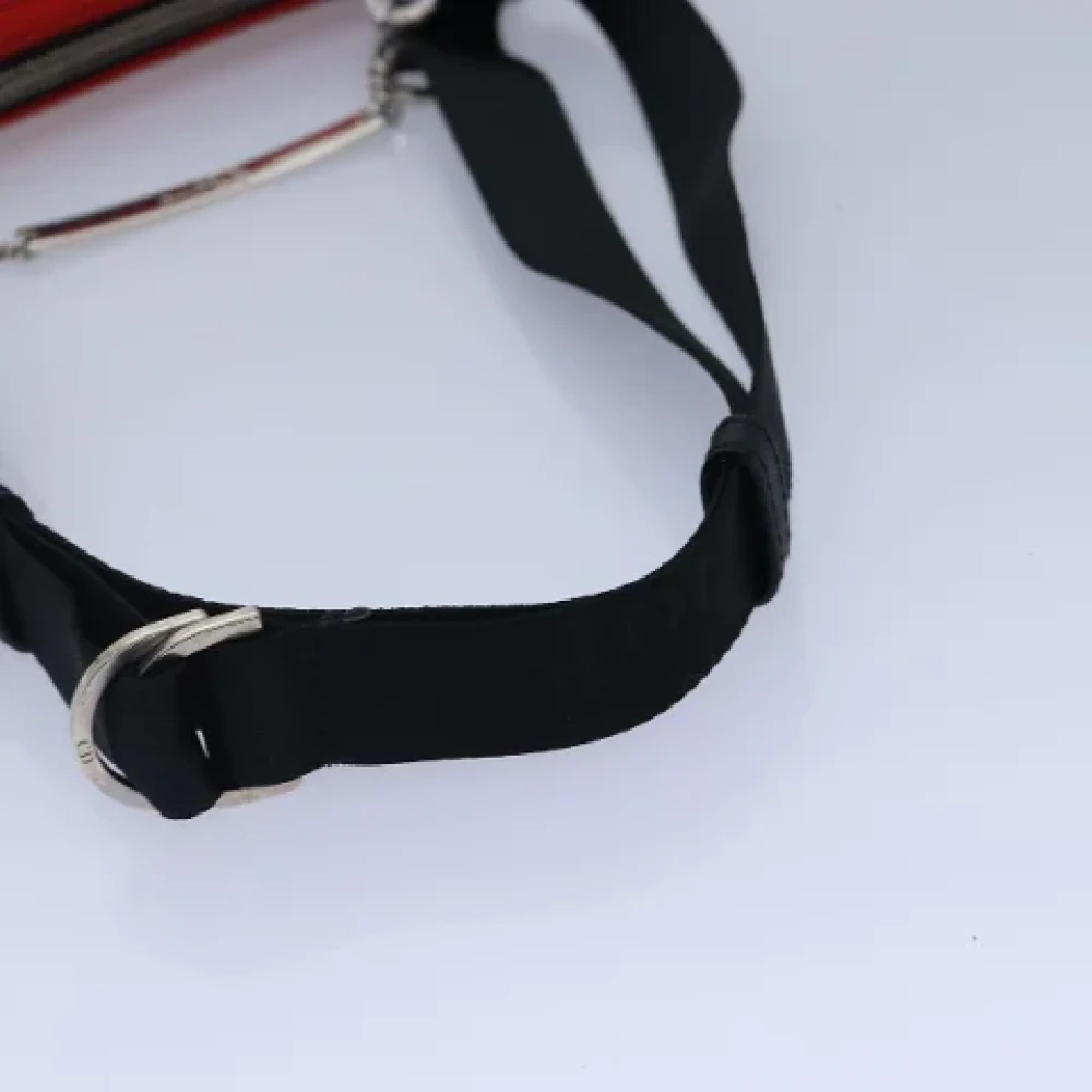 Dior Vintage Pre-owned Silk dior-bags Red Dames