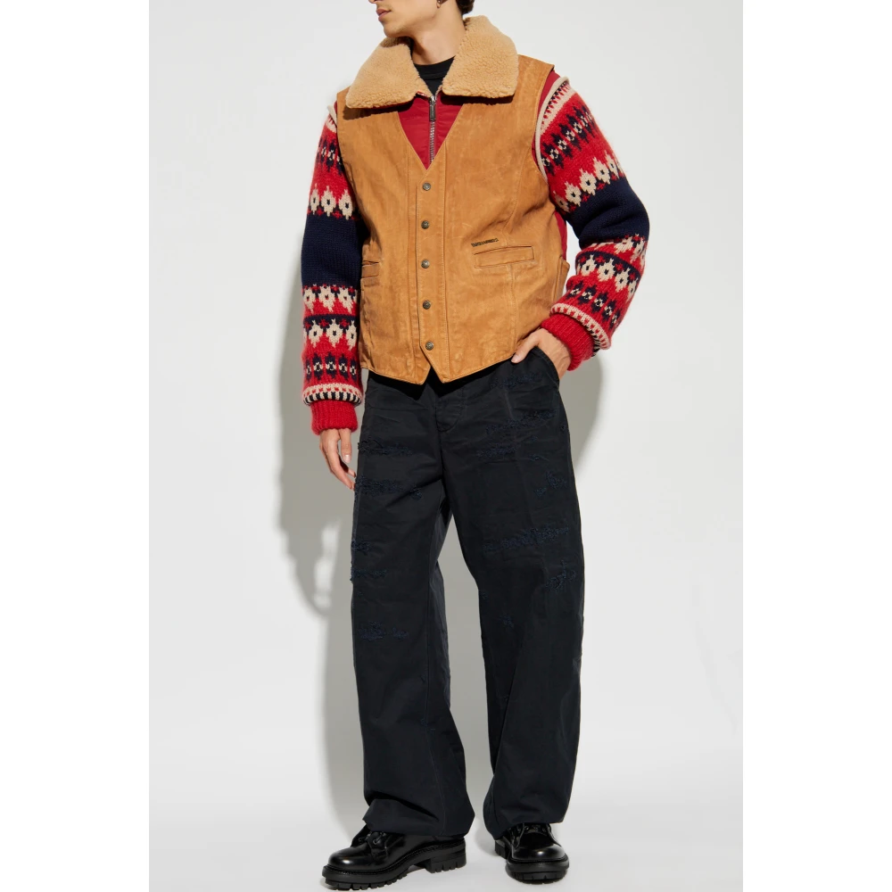 Dsquared2 Versleten broek Blue Heren