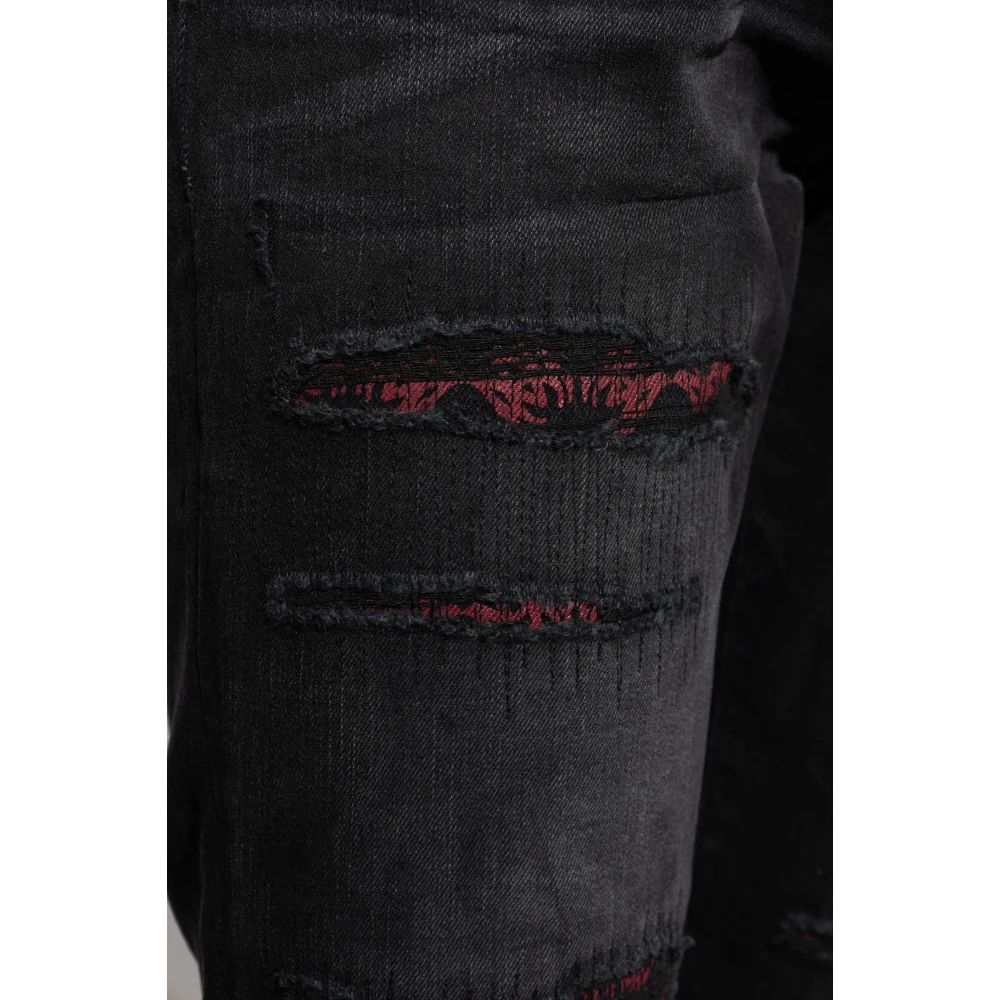Amiri Jeans met vintage-effect Black Heren