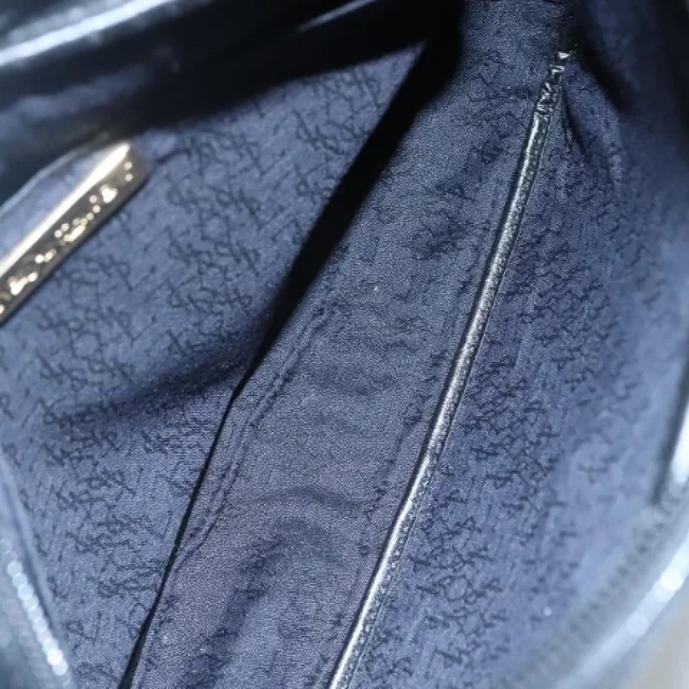Saint Laurent Vintage Pre-owned Leather shoulder-bags Black Dames