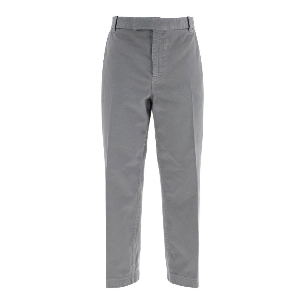 Thom Browne Utility Chino Broek Gray Heren