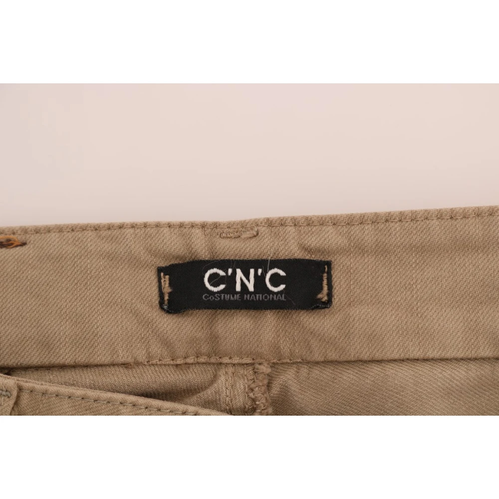 Costume National Beige Super Slim Fit Denim Delight Beige Dames