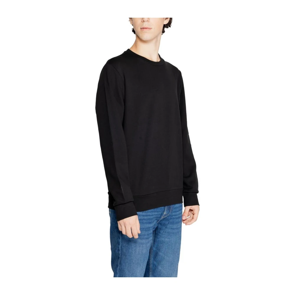Emporio Armani Premium Katoenen Zwarte Shirt Mannen Collectie Black Heren