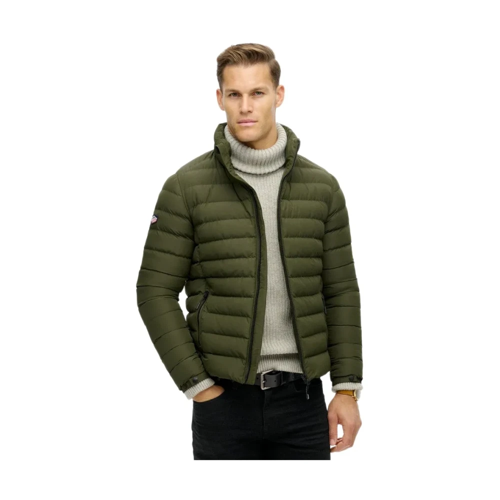 Superdry Uomo Verde Piumino Fuji - Immagine 2