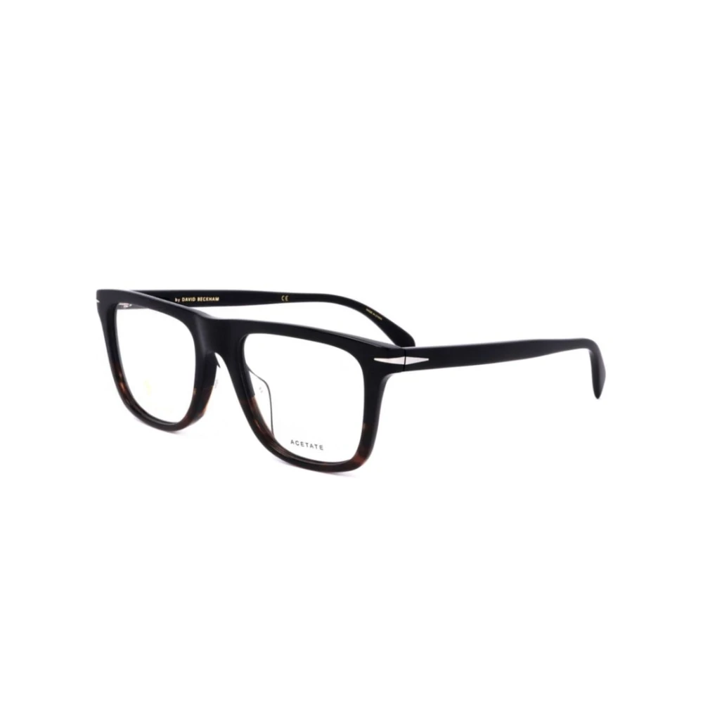 Eyewear By David Beckham Unisex Black Glasses, 53 Mm, Squared Eyeglasses