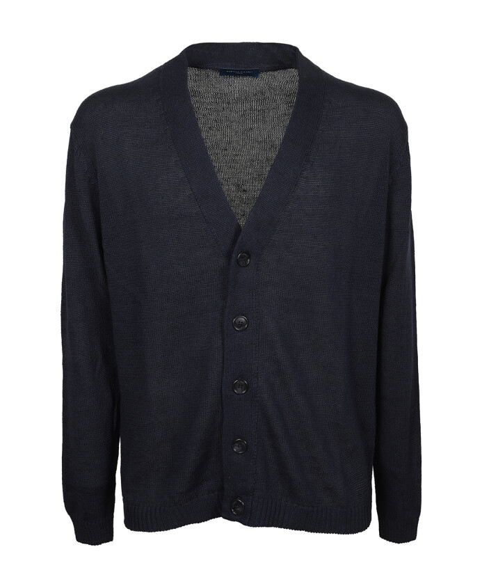 cardigan-bleu-en-coton-et-lin-avec-boutons