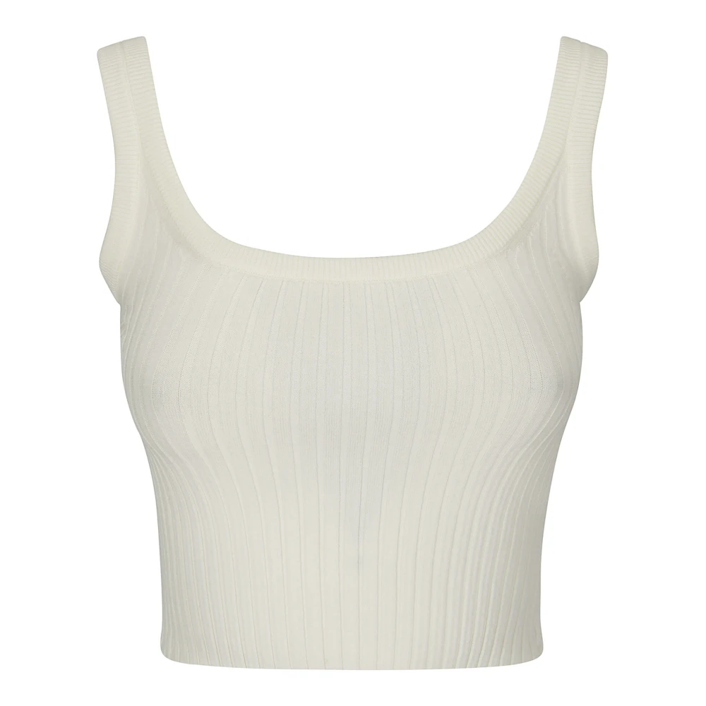 SPORTMAX Stijlvolle Papilla Top voor Vrouwen White Dames