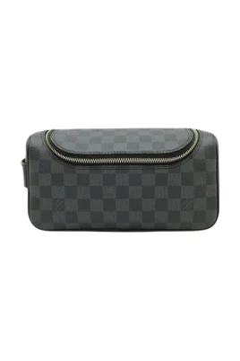 Pre-owned Damier Graphite Toiletry Pouch