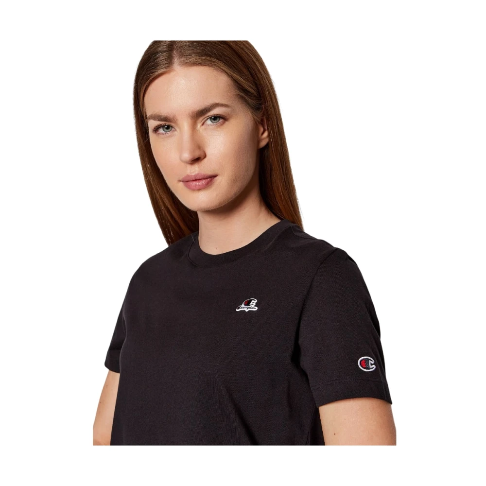 Champion T-Shirts Black Dames