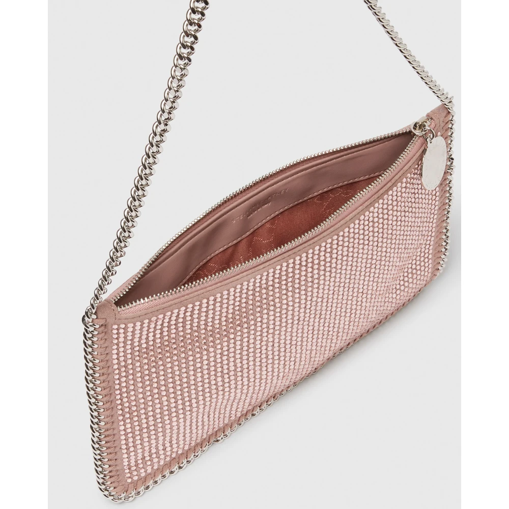 Stella Mccartney Kristal Hotfix Pochette in Oudroze Pink Dames