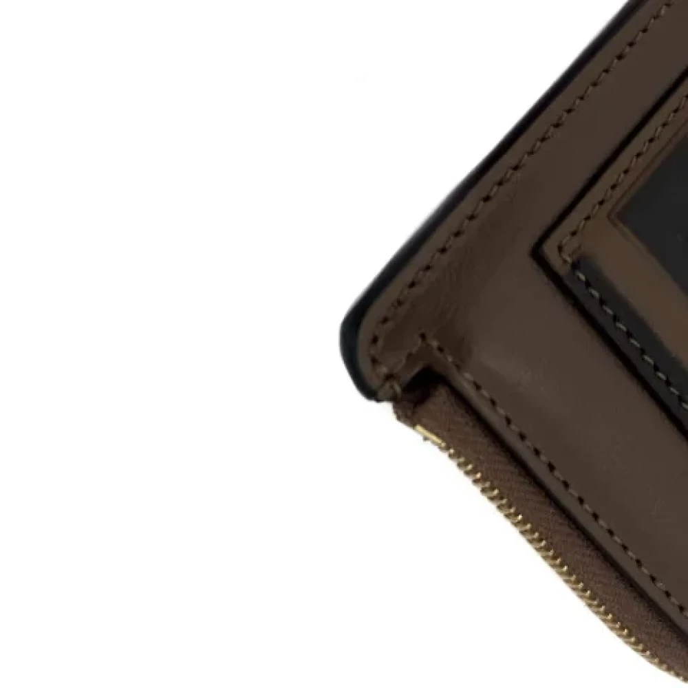 Fendi Vintage Pre-owned Leather wallets Brown Dames