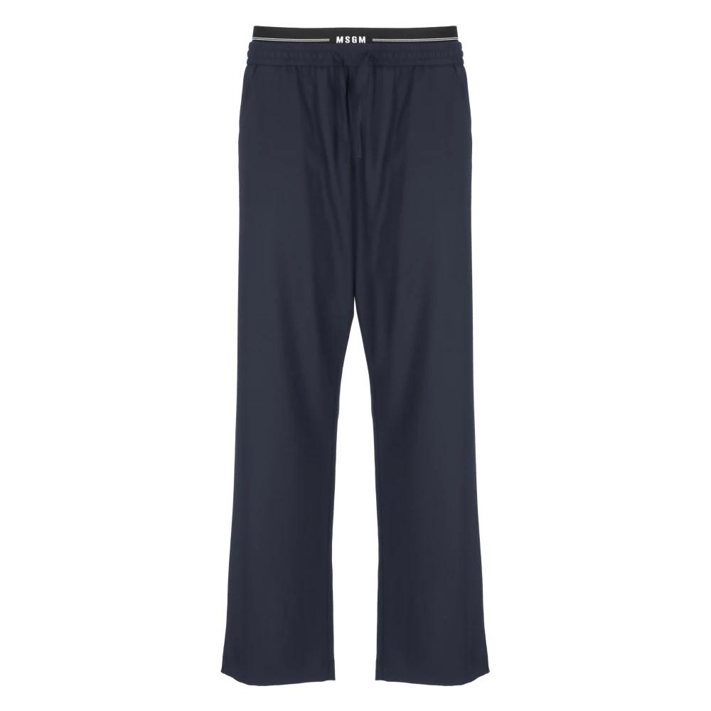 Trousers > Wide Trousers - - Msgm - Modalova