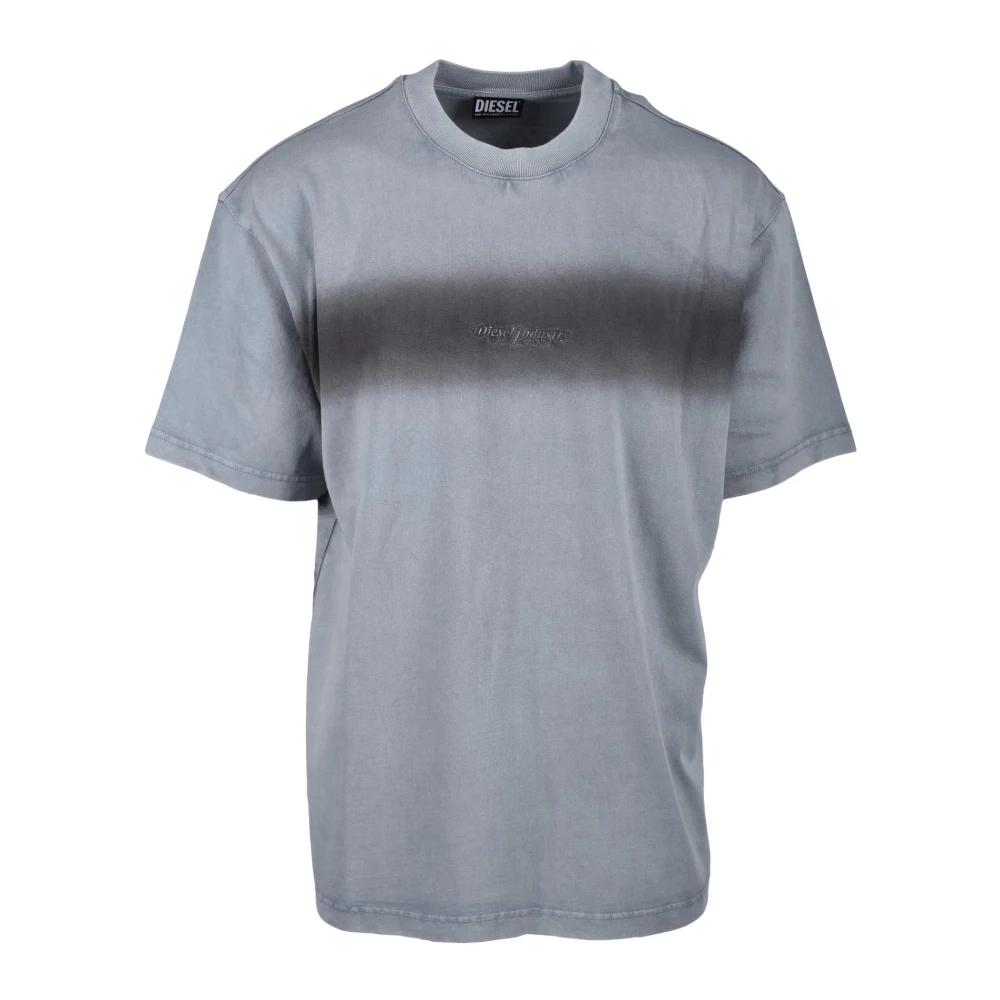Diesel Katoenen T-shirt Green Heren