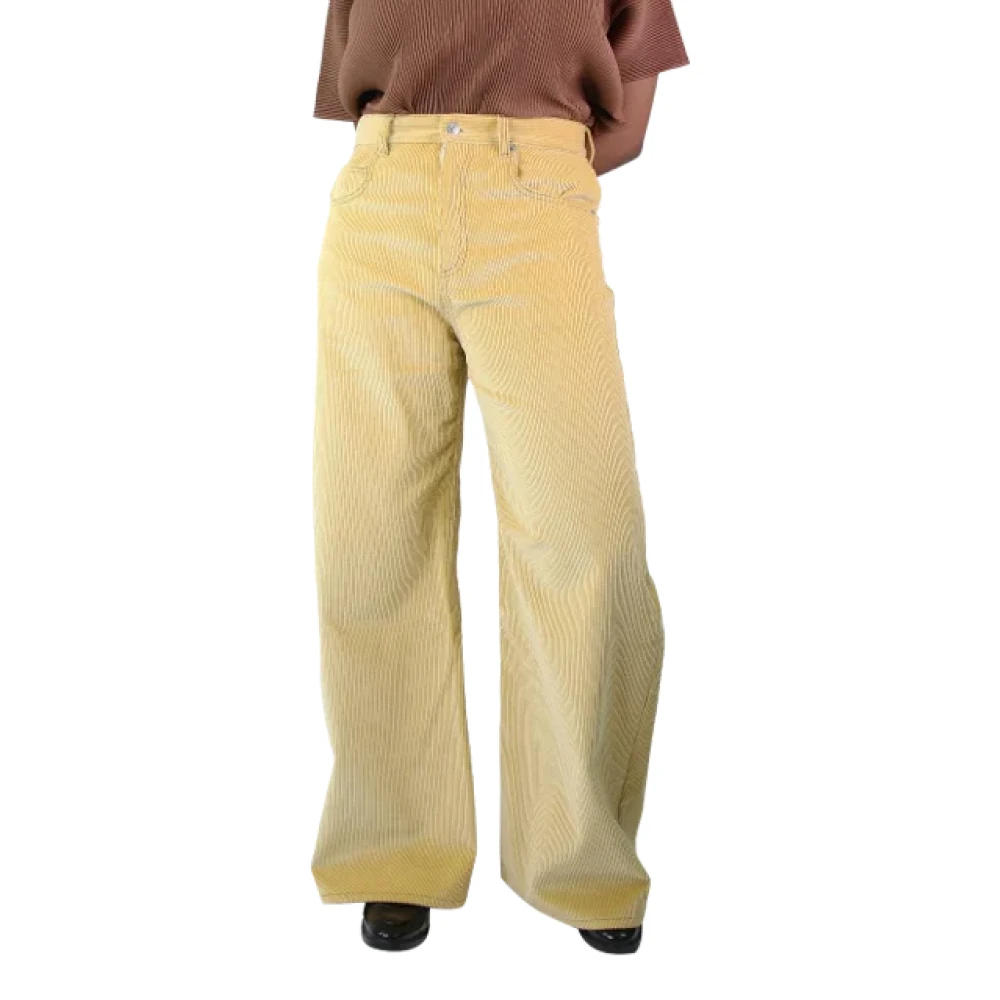 Marni Pre-owned Cotton bottoms Yellow Dames