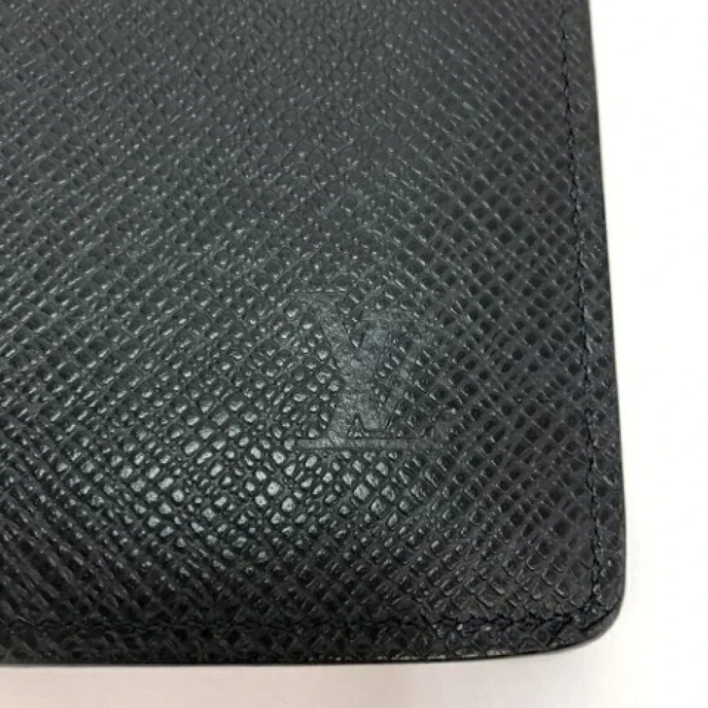 Louis Vuitton Vintage Pre-owned Leather wallets Black Dames