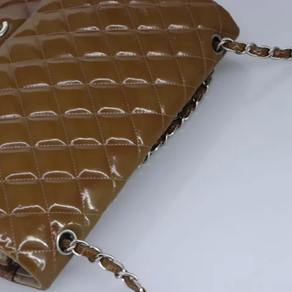 Chanel Vintage Pre-owned Canvas chanel-bags Brown Dames