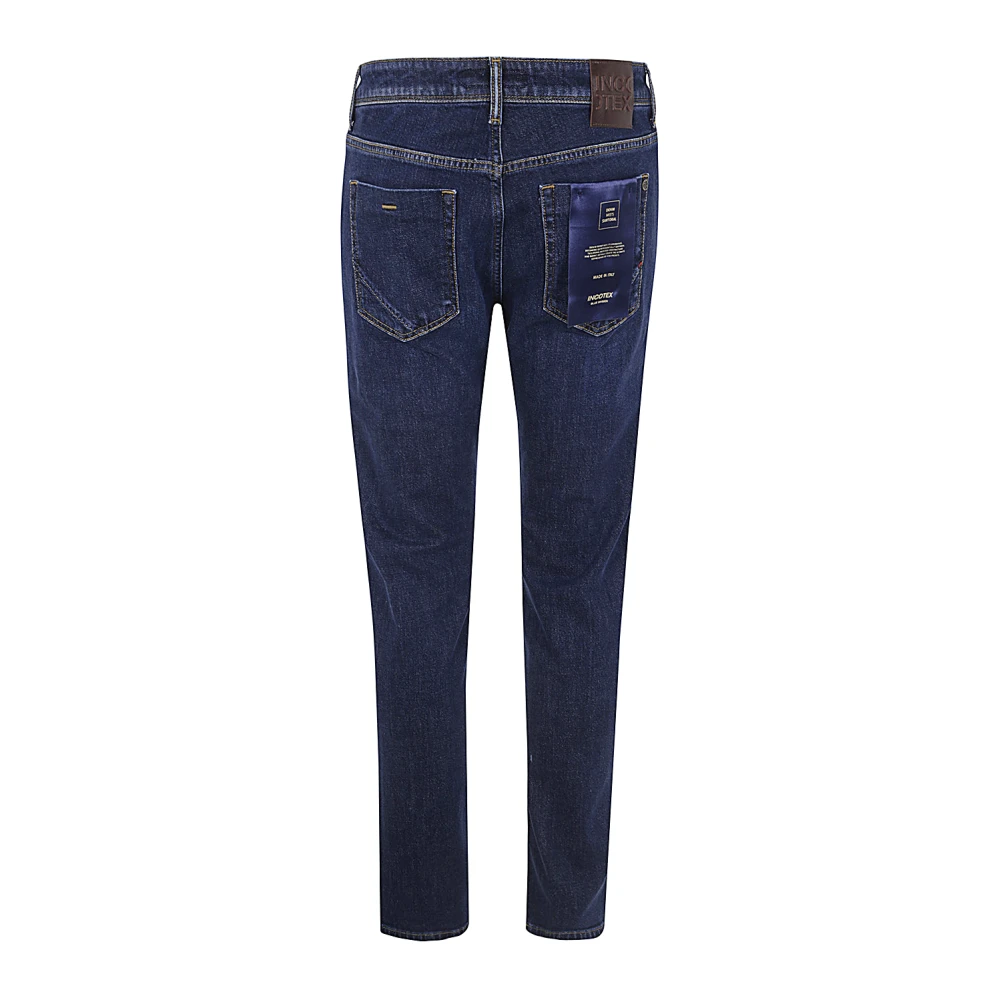 Incotex Denim Stretch Wash 2 Jeans Blue Heren