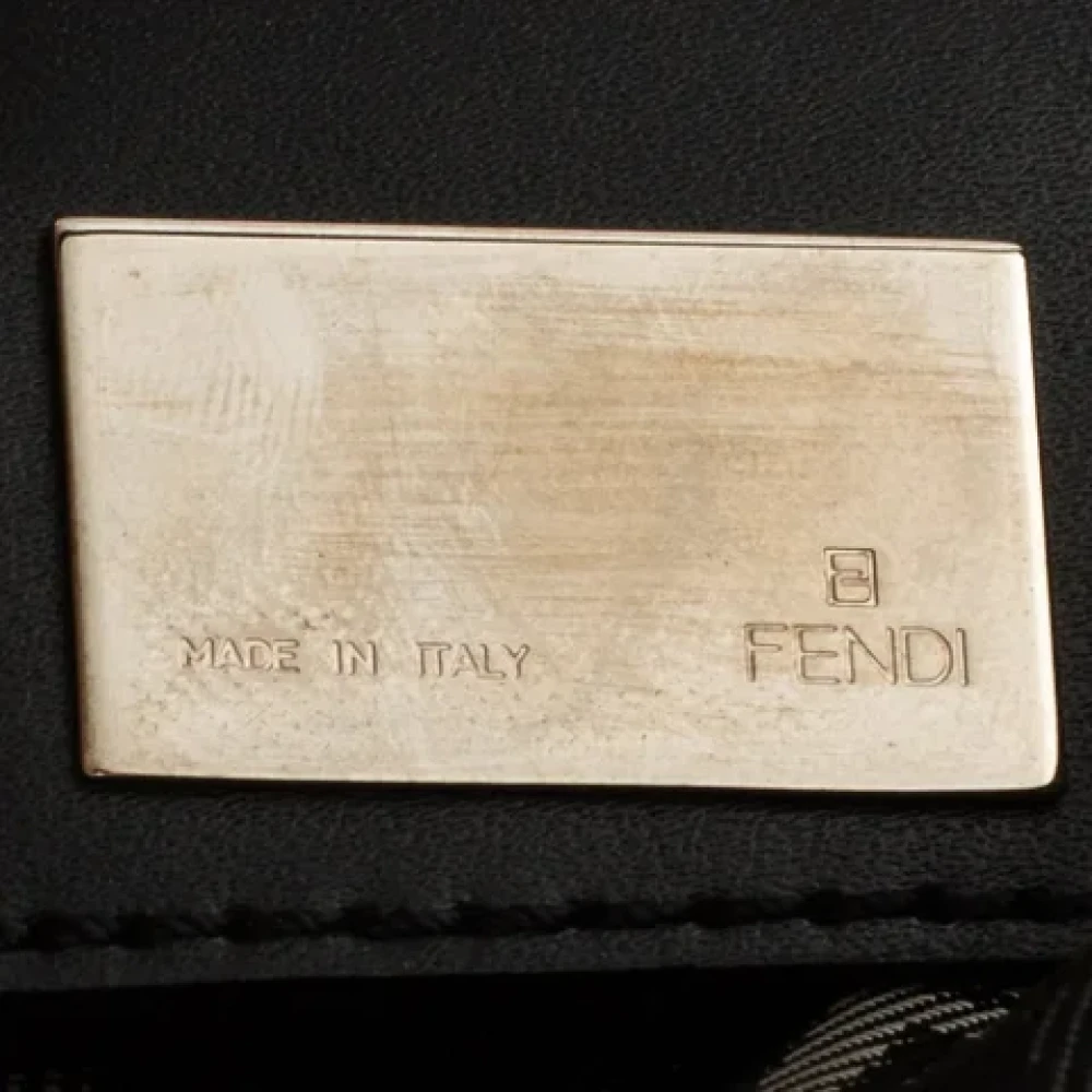 Fendi Vintage Pre-owned Canvas fendi-bags Gray Dames