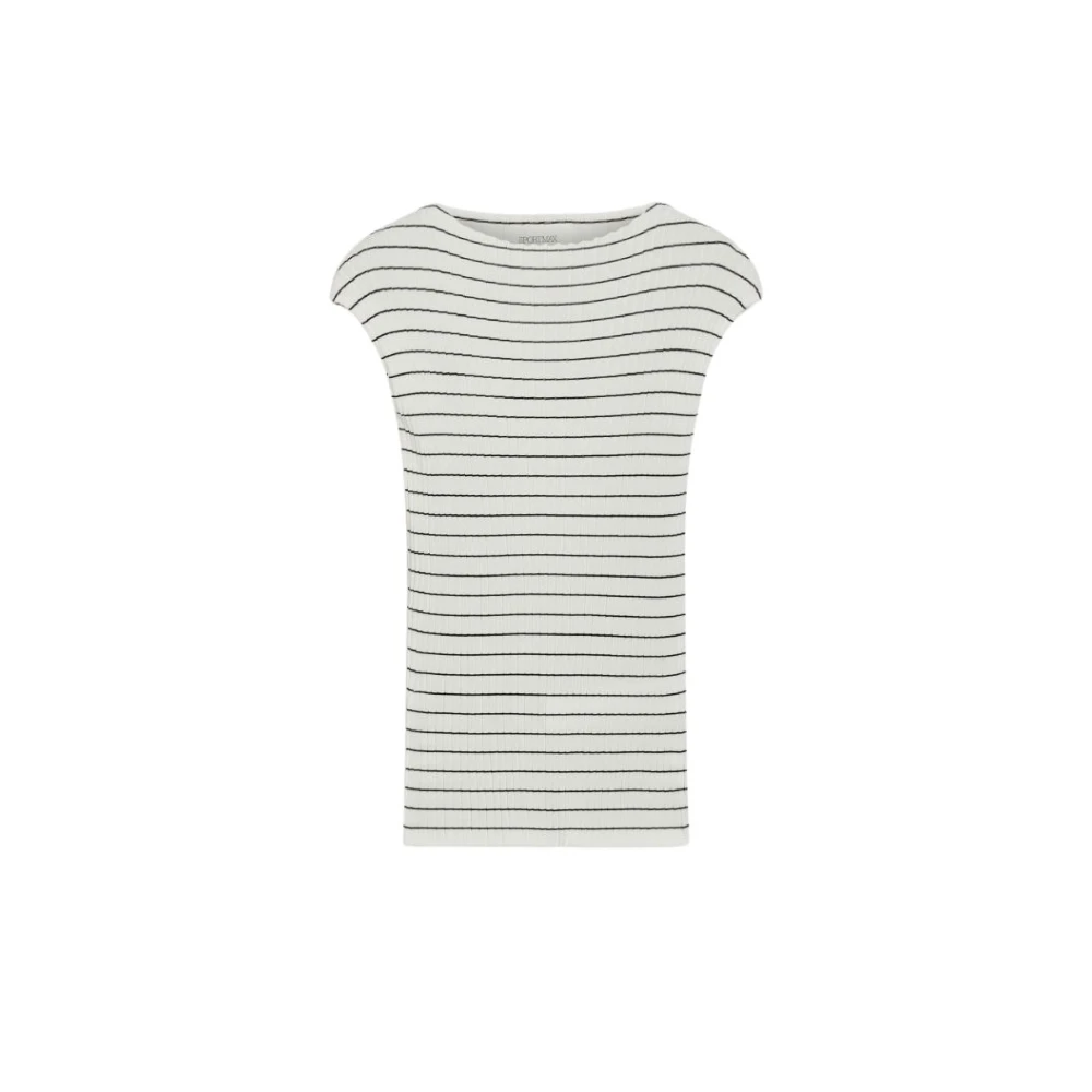 SPORTMAX Gezellig Gebreide Trui White Dames
