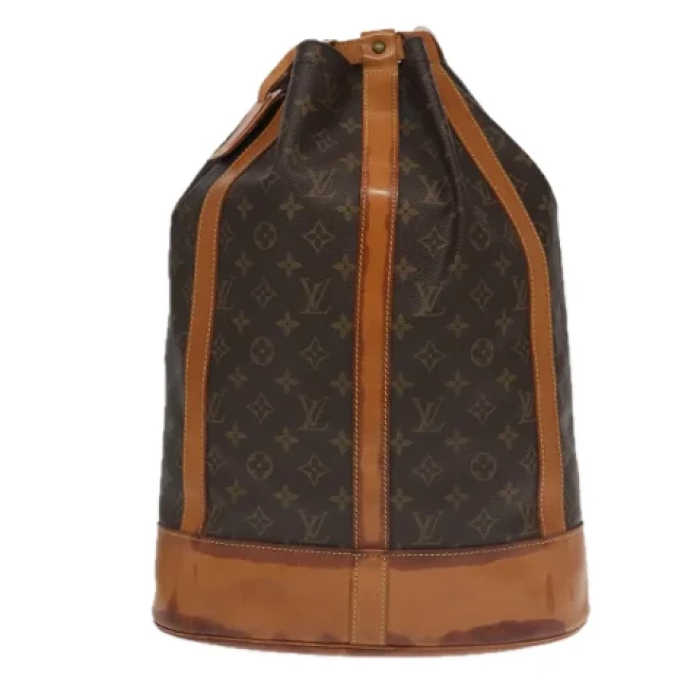 Louis Vuitton Vintage Pre-owned Canvas backpacks Brown Dames