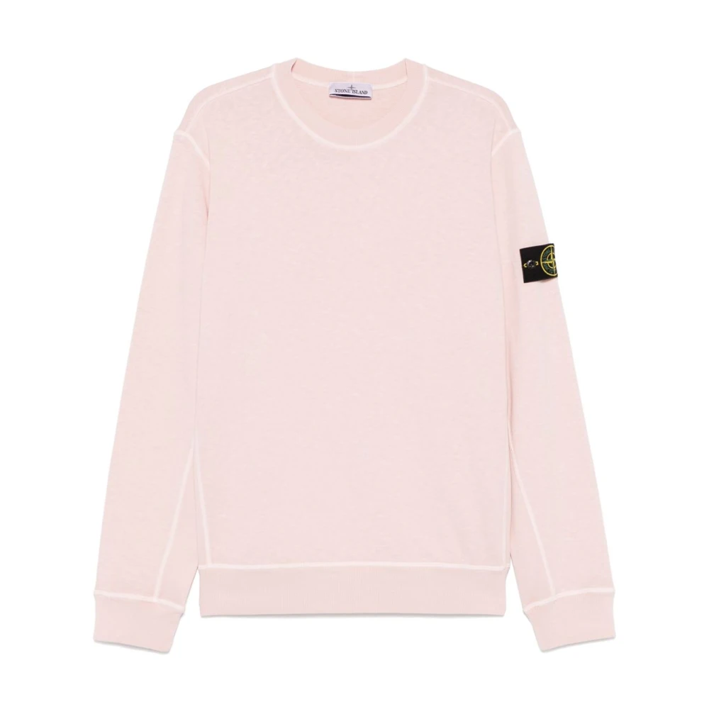 Stone Island Roze Sweater Stijlvol Comfort Mode Pink Heren
