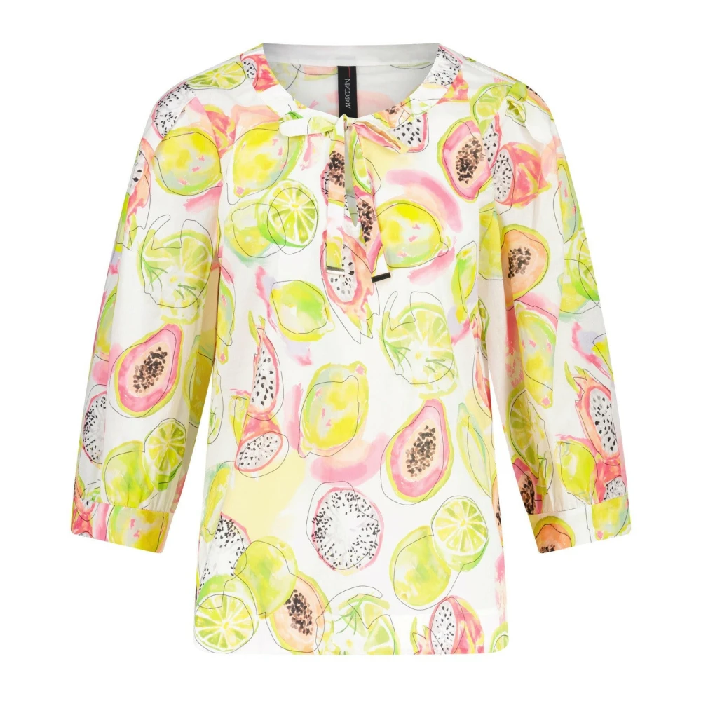 Marc Cain Blouse met abstract patroon Multicolor Dames
