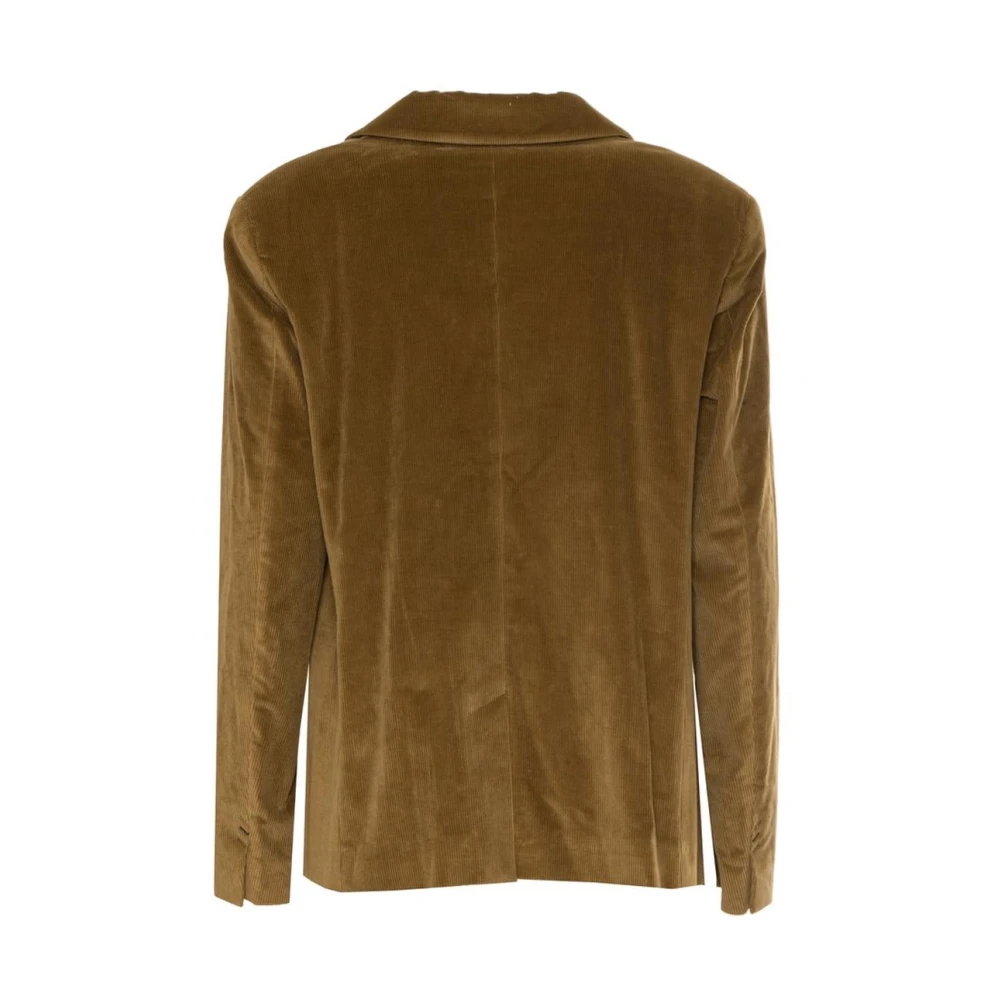 Harmont & Blaine Corduroy Blazer Model Yellow Dames