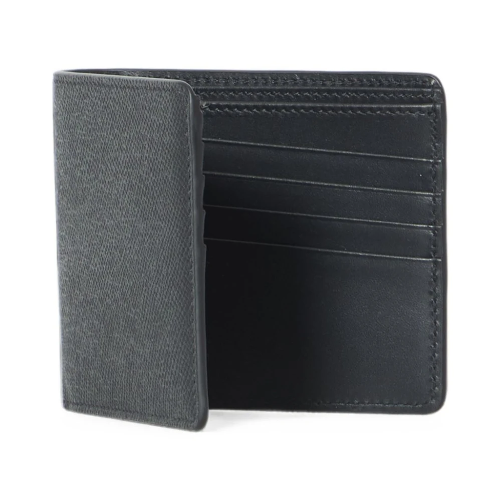 Maison Margiela Black Four-Stitch Wallet - Male - Wallets & Cardholders - One Size - Accessories