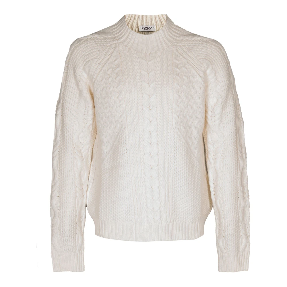 Dondup Men's Beige Round-Neck Knitwear