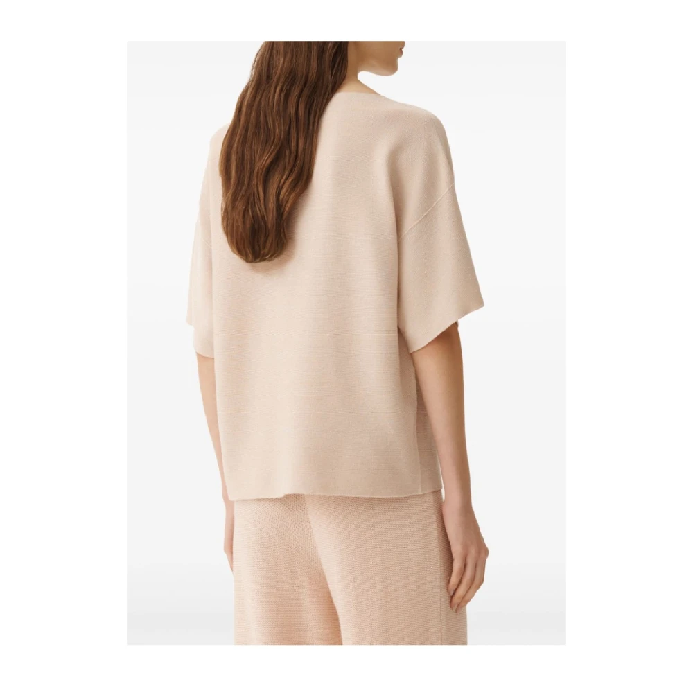 Fabiana Filippi Elegante Gebreide Kleding in Levendige Kleur Beige Dames