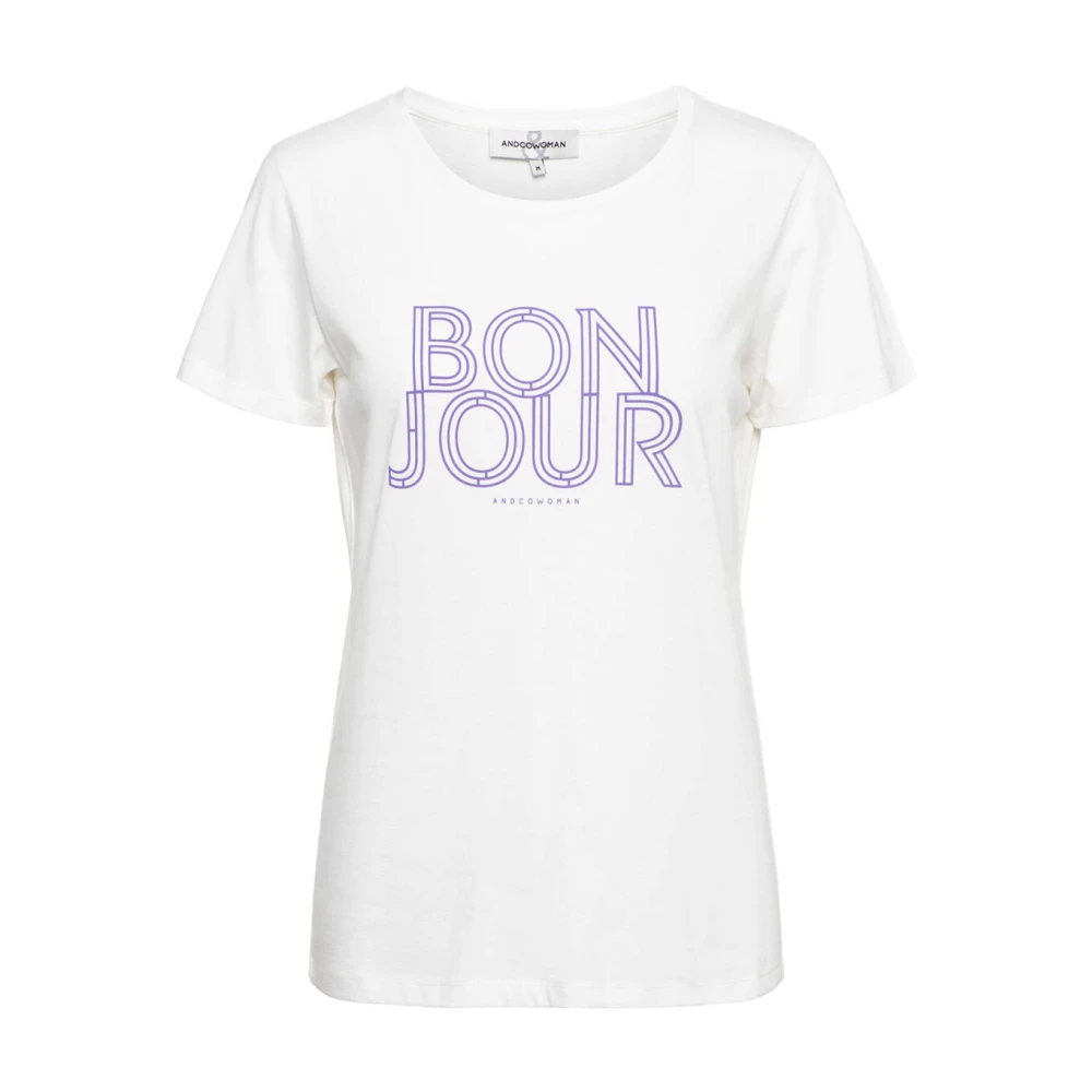 &Co Woman Solana T-shirt voor vrouwen White Dames