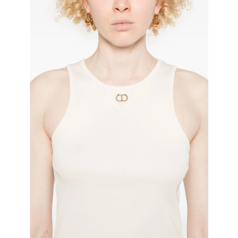 Twinset Stijlvolle Top Beige Dames
