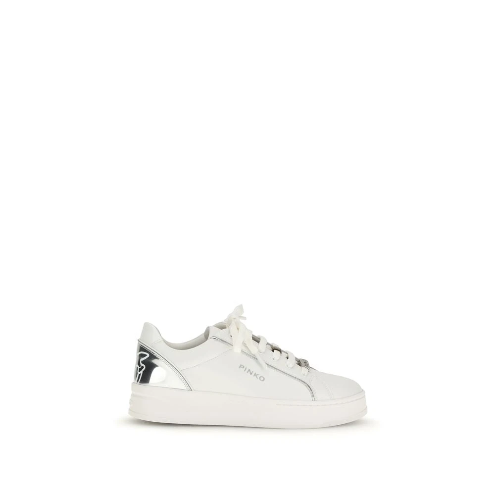 Pinko Women's White Iris 01 Trainers - Sneakers - 6 Uk- Shoes