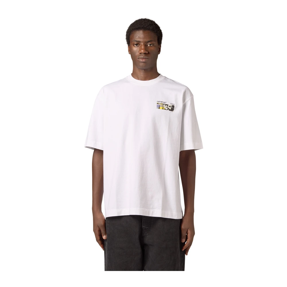 Off White Uomo Bianco Off Top, L, New,