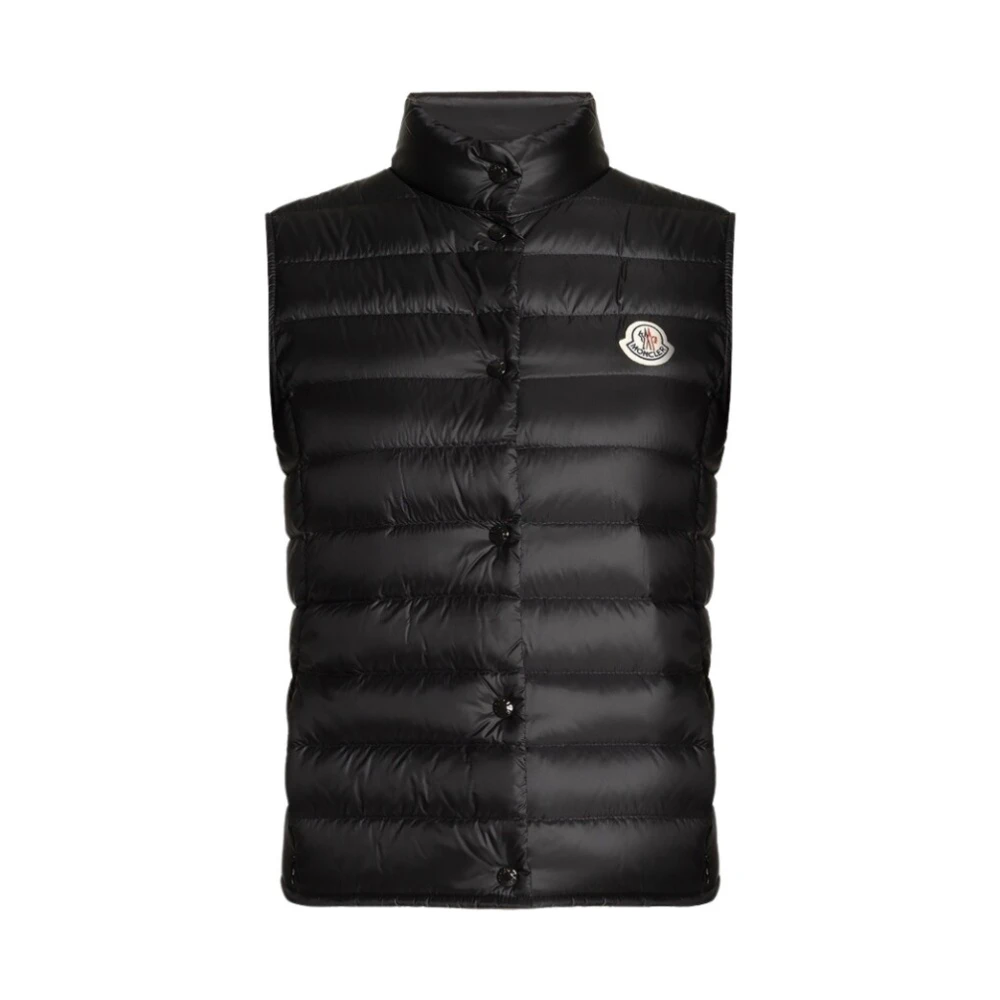 Moncler Gilet Imbottito In Piuma Liane Donna da Nero, Taglia: 1 - Immagine 3