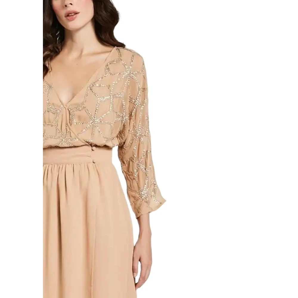Gaudi Korte Jurk Beige Dames