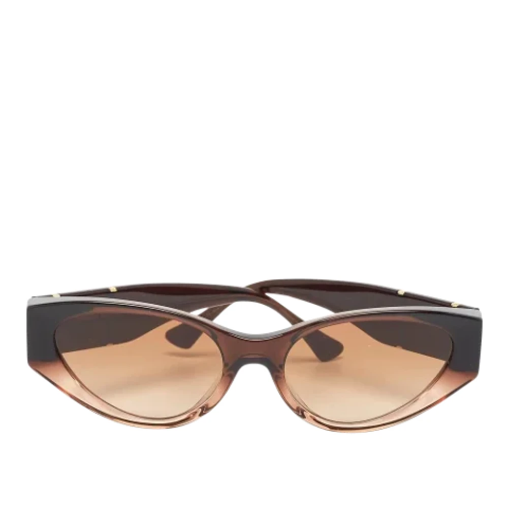Versace Pre-owned Acetate sunglasses Brown Dames