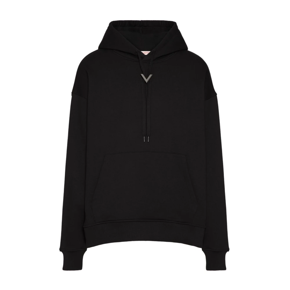 Valentino Garavani Zwarte Sweatshirt Aw24 Herenmode Black Heren