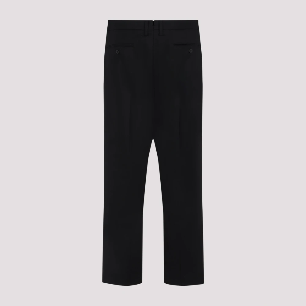 Junya Watanabe Zwarte wollen broek voor mannen Black Heren