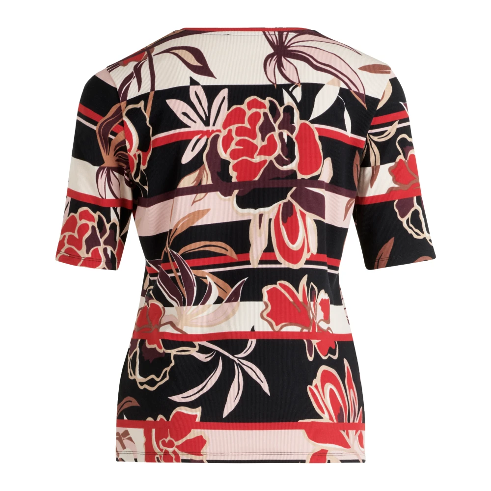 Betty Barclay Geribbeld Basic Shirt Multicolor Dames
