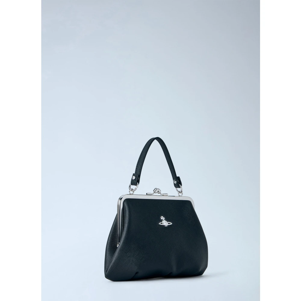 Vivienne Westwood , Handbags, Female, Black, One Size, Frame Purse - Image 6