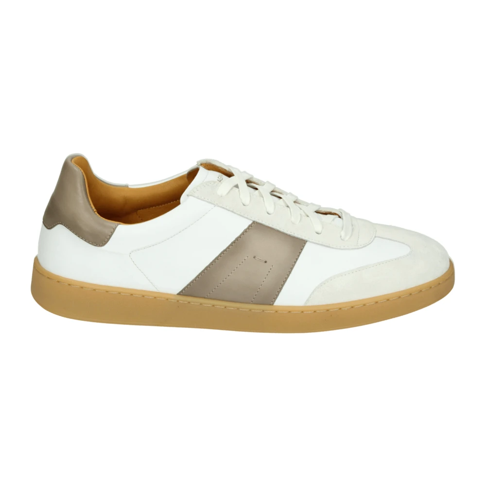 Magnanni Casual witte leren sneakers Heren Schoenen Beige