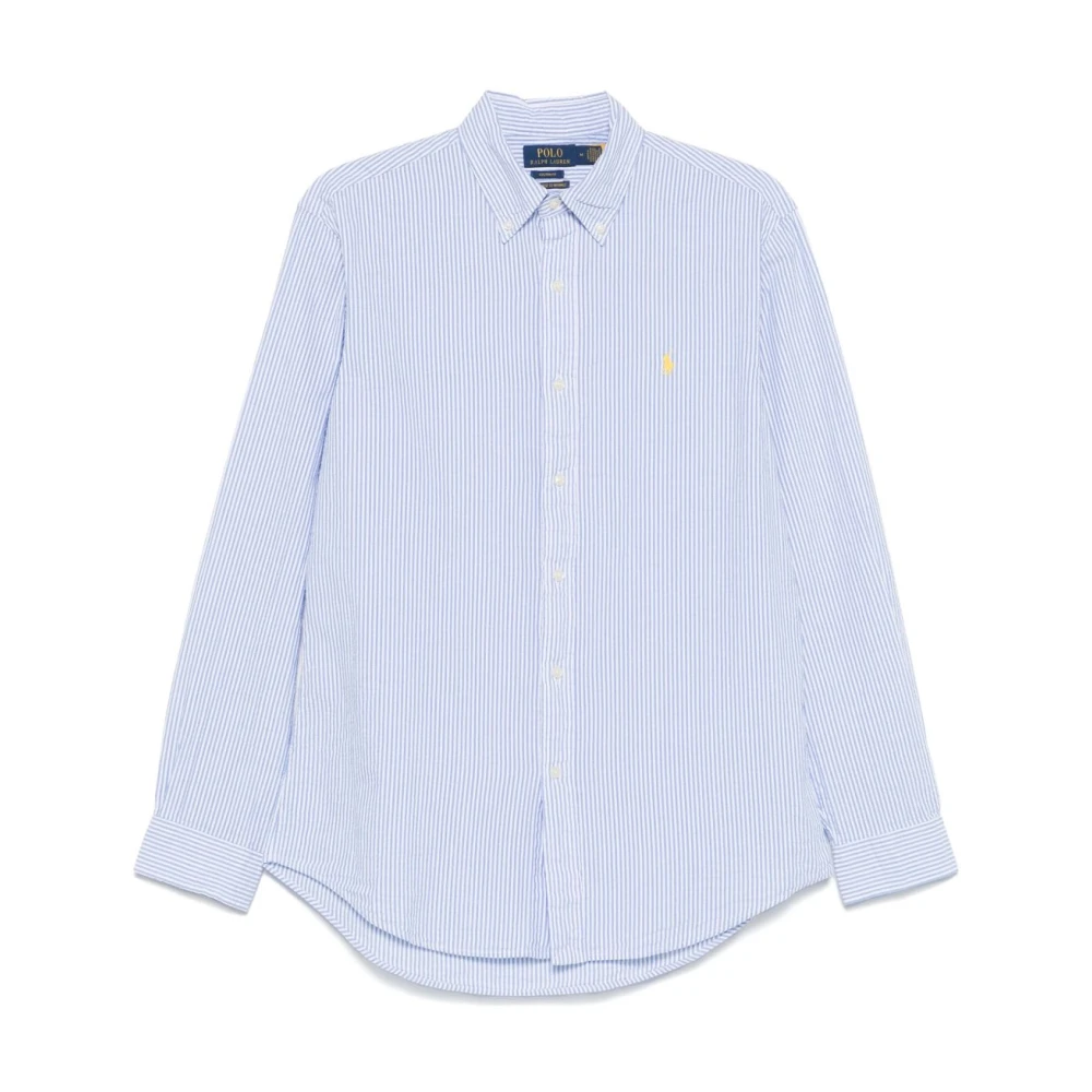 Polo Ralph Lauren Gestreept katoenen overhemd met button-down kraag Blue Heren