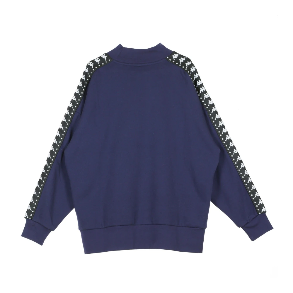 Kappa Blauw Greystone Zwart Crewneck Sweater Blue Heren