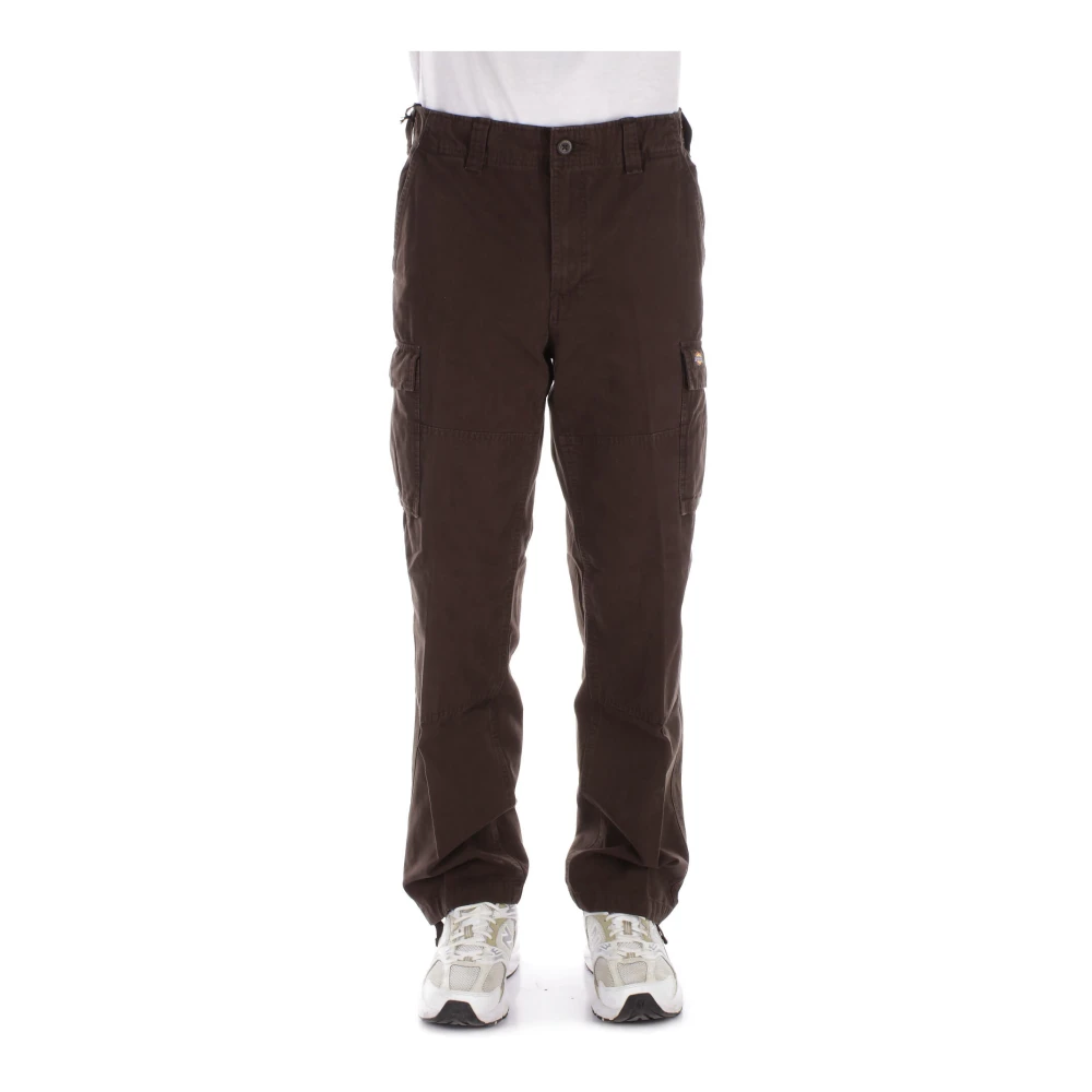 Dickies Logo Achterbroek met Zakken Brown Heren