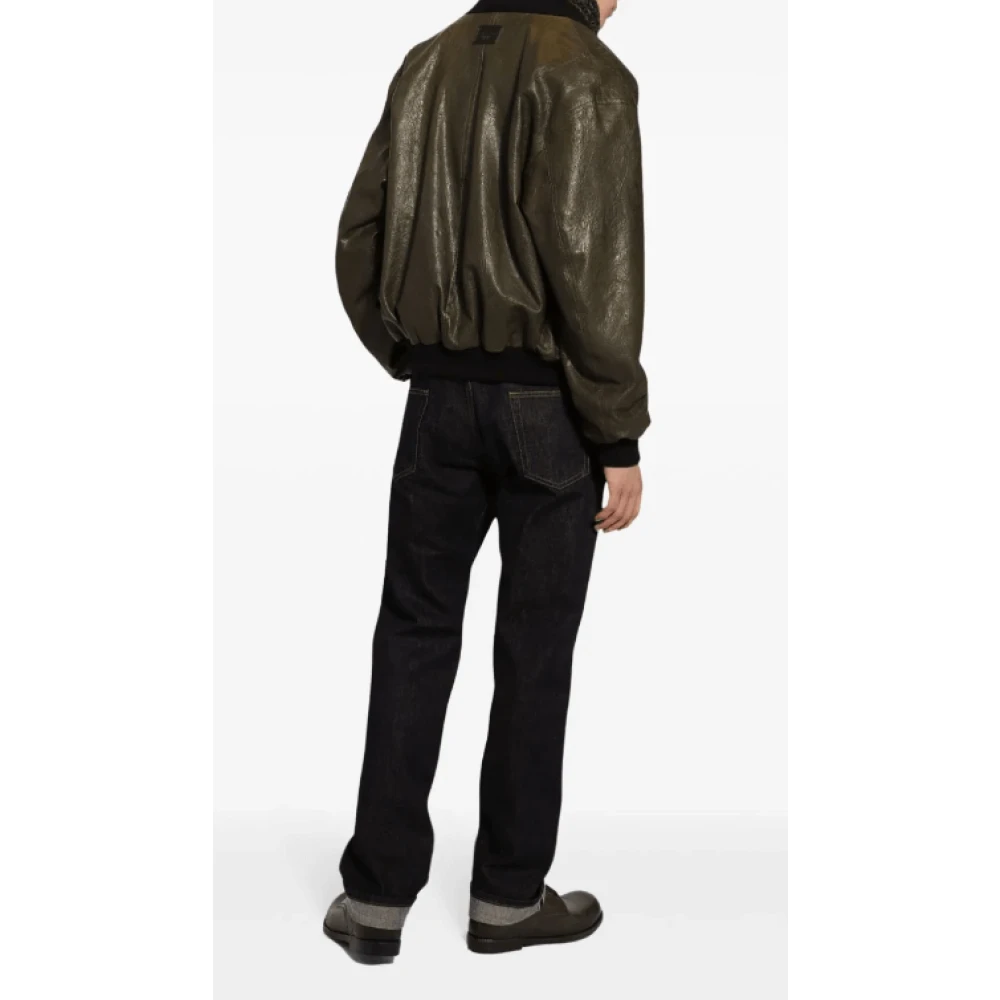 Dolce & Gabbana Navy Blue Logo Tag Jeans Blue Heren