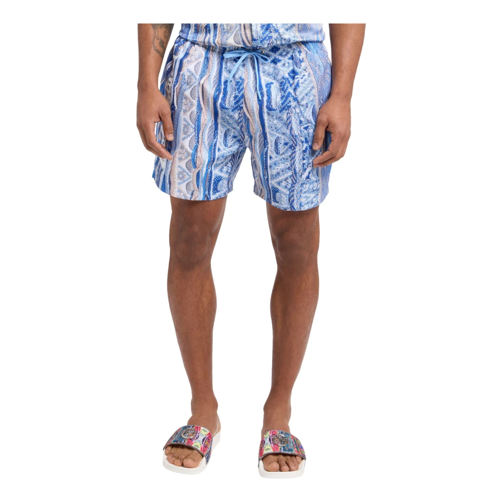 carlo colucci Sportieve Beachvolleybal Surf Zwemshorts Blue Heren