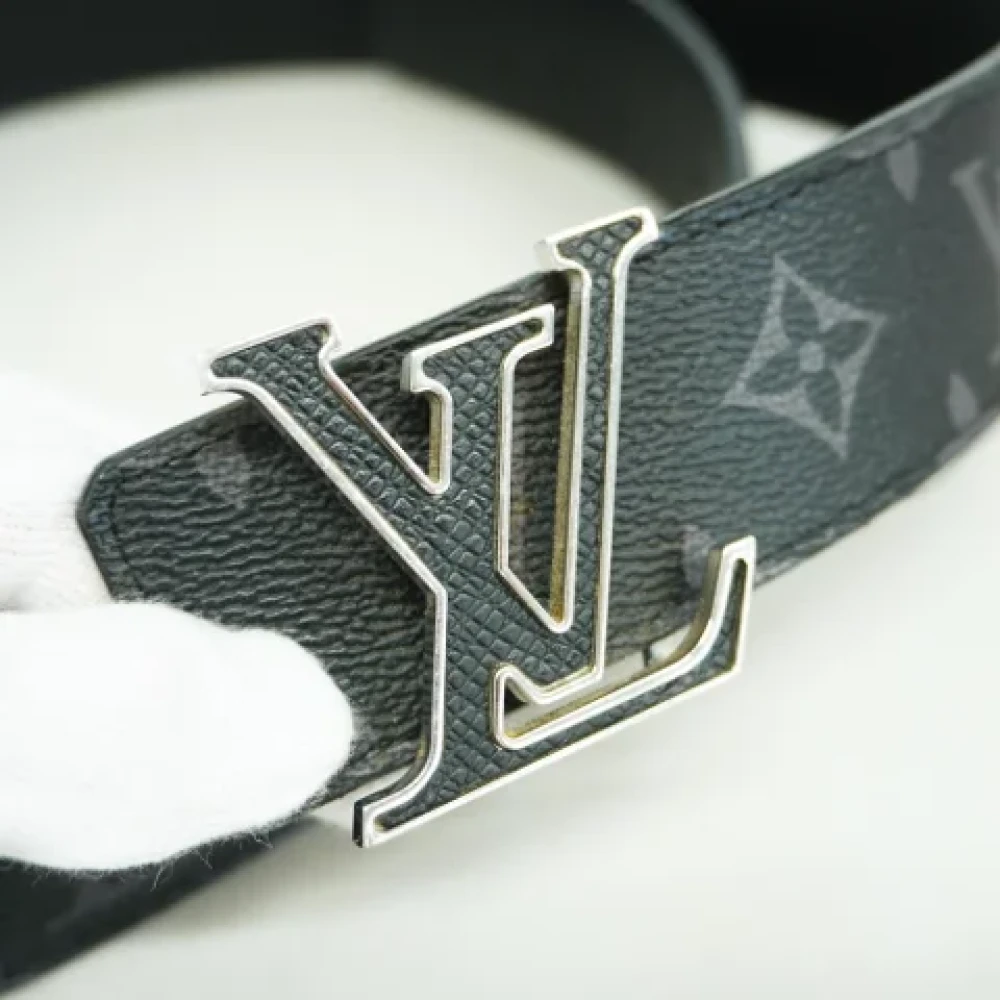 Louis Vuitton Vintage Pre-owned Leather belts Black Heren